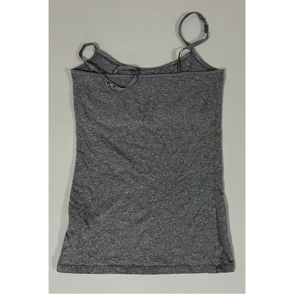 SO Gray Grey Marled ‘Perfect Cami’ Shelf-Bra Camisole Tank Top Shirt Size XS ⛓ - Picture 3 of 5